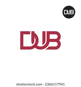 Letter DUB Monogram Logo Design