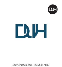 Letter DUH Monogram Logo Design