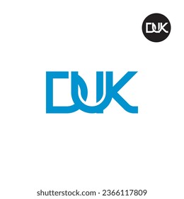 Letter DUK Monogram Logo Design