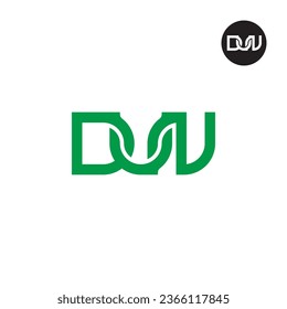 Letter DUN Monogram Logo Design svg