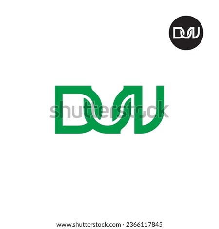 Letter DUN Monogram Logo Design