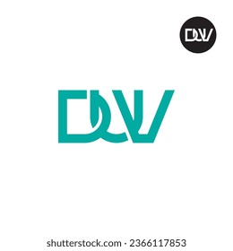 Letter DUV Monogram Logo Design