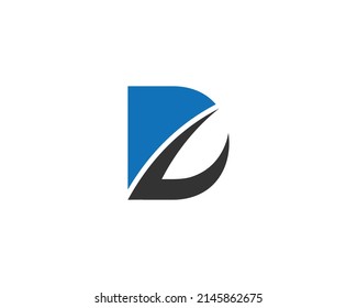 Letter DV, VD And DL, LD Logo Design Concept Vector Illustration.