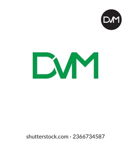 Letter DVM Monogram Logo Design