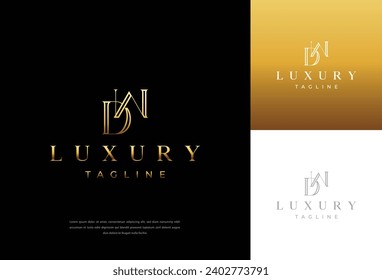 Letter DW logo design monoline. Monoline DW logo design. Monogram logo