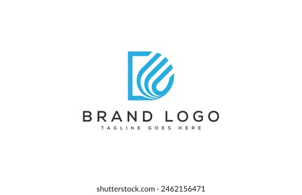 letter DW logo design vector template design for brand