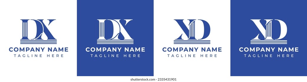 Logo von Letter DX und XD Pillar, geeignet für Geschäfte mit XD oder DX in Verbindung mit Pillar.
