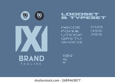 Letra DXD, DXI, DD, logotipo, marca,