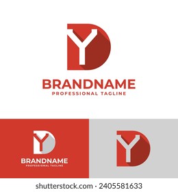 Letter DY Letter Logo, suitable for business DY and YD intials