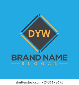 Letter DYW initial logo or monogram design