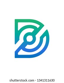 letter DZ logo design , vector