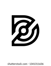 letter DZ logo design , vector
