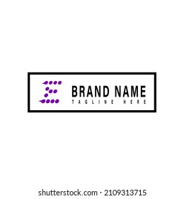 Letter E Abstrakte Design-Logo-Vorlage. Vektorlogo