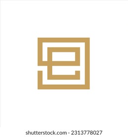 Letter E abstract logos design looks elegant, flexible, dynamic and modern. initial E to produce a monogram that is ready to be applied to the identity of the company. The yellow color philosophy