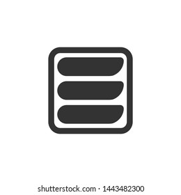 letter e abstract stripes simple logo vector