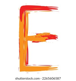 Buchstabe E, Alphabet a b c d großer Buchstabe und kleiner Buchstabe