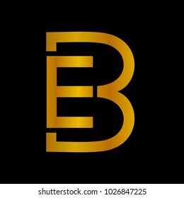 Letter E and B Logo Vector