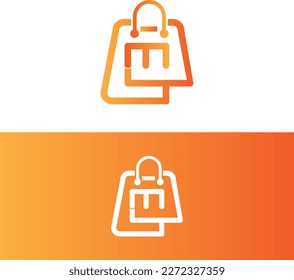 Letter E Bag Modern Design Logo 