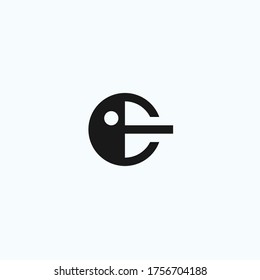 Logo de E bird. icono de pájaro