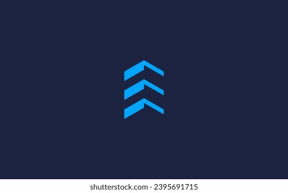 Letter e with building logo icon design Vector design template inspiration