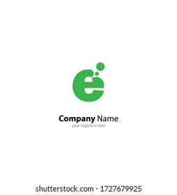 letter e business logo concept 