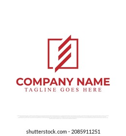 Letter E Business Logo Vector 
