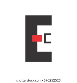 Letter E C Logo Stock Vector (Royalty Free) 690252523 | Shutterstock