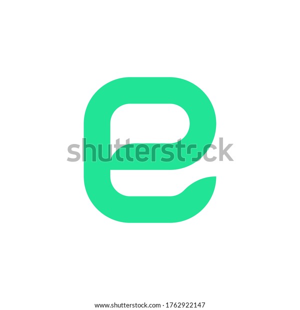 Letter E Chat Logo Icon Vector Stock Vector (Royalty Free) 1762922147 ...