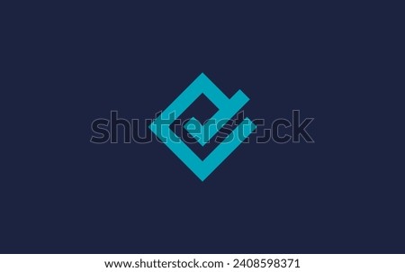 letter e with check logo icon design vector design template inspiration