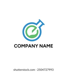 Letter E Chemical Logo Concept