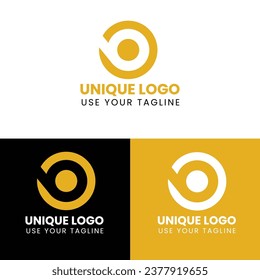 Letter e commerce Business logo design template 