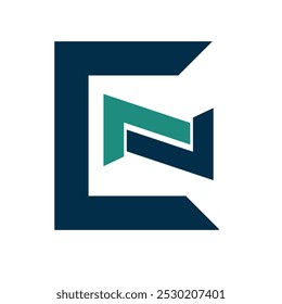 Letter E concept company logo