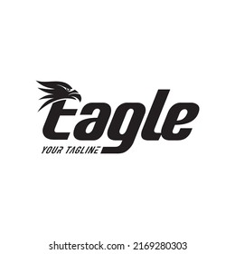 Letter E Eagle Head Logo Concept Stock Vector (Royalty Free) 2169280303 ...