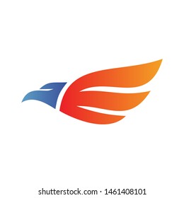 
Letter E Eagle Logo Design