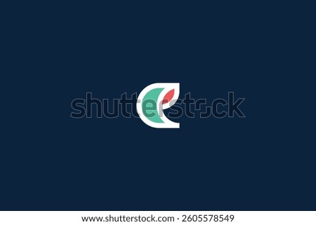 Letter E or EC Logo Design for Brand Use. 