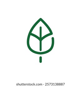 letter E ecology logo design with leaf symbol, green environment simple logo element