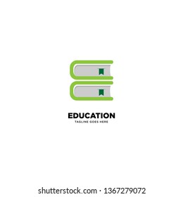 Letter E Education logo template, vector illustration icon element - Vector