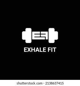 Letter E, Letter F, and Dumbbell Logo fit for Everything
