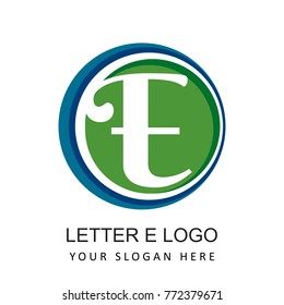 letter e finance logo