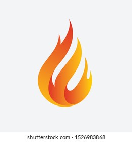 Letter E forming Fire Concept