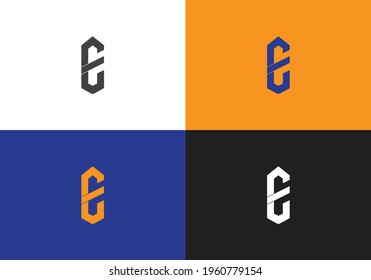 EG letter ,e and g letter logo vector illustration template idea concept