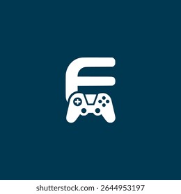 letra E gamepad criativo empresa logotipo vetor ilustração modelo design
