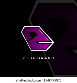 Letter E Gaming Esport logo design. Creative logo. 