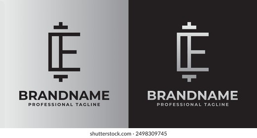 Letter E Gym Logo, Perfect for Fitness and Gym Brands