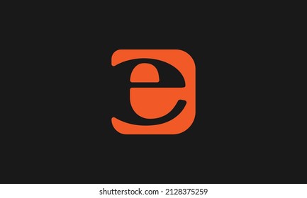Letter E icon design. Creative modern letters icon, Premium vector illustration.