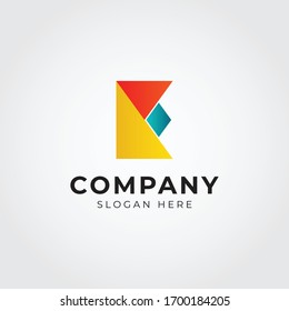 Letter e initial based letter icon logo Unique modern creative elegant geometric. Initial E Logo Design Template - vector