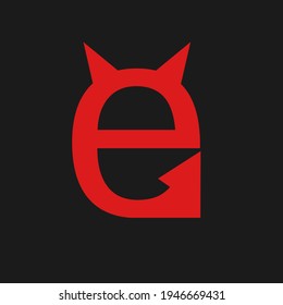 Letter E initial logo design good for fashion clothing, brand, tshirt, sport logo or etc