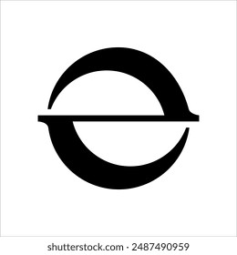 Letter E initial logo vector illustration