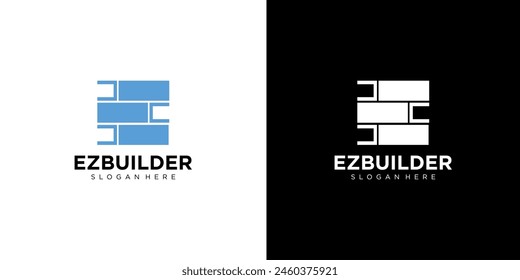 Letter E initial Real Estate, construction, architecture Logo template vector modern creative icon unique.