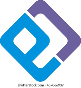 letter e and j logo design